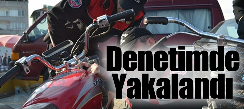 Denetimde Yakalandı