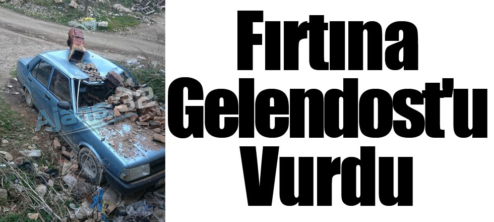 Fırtına Gelendost'u da Vurdu