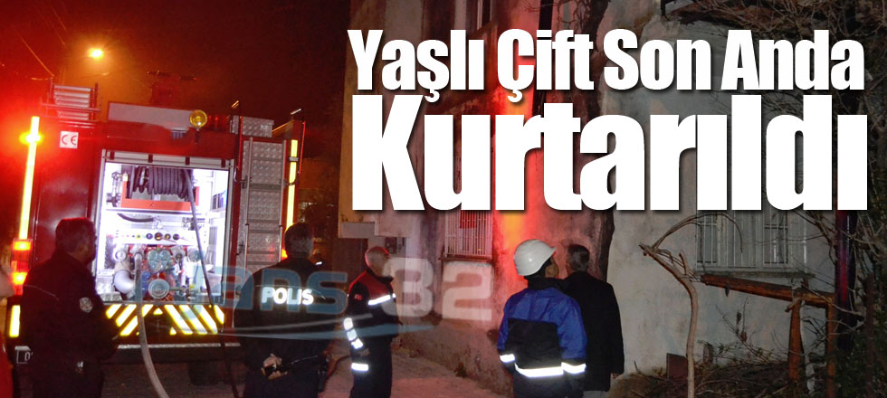 Yaşlı Çift Son Anda Kurtarıldı