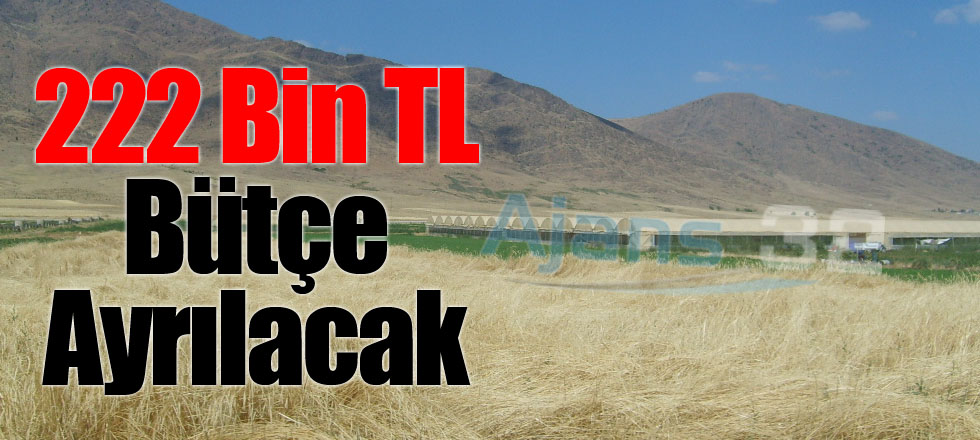 222 Bin TL Bütçe Ayrılacak