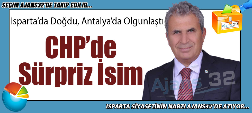 CHP'de Sürpriz İsim!