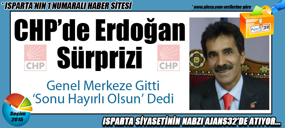 CHP'de Erdoğan Sürprizi