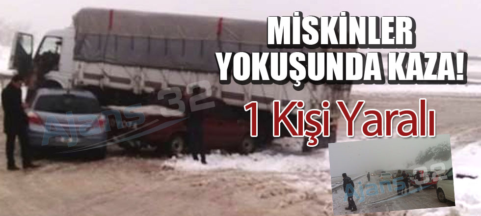 Miskinliler Yokuşunda Kaza