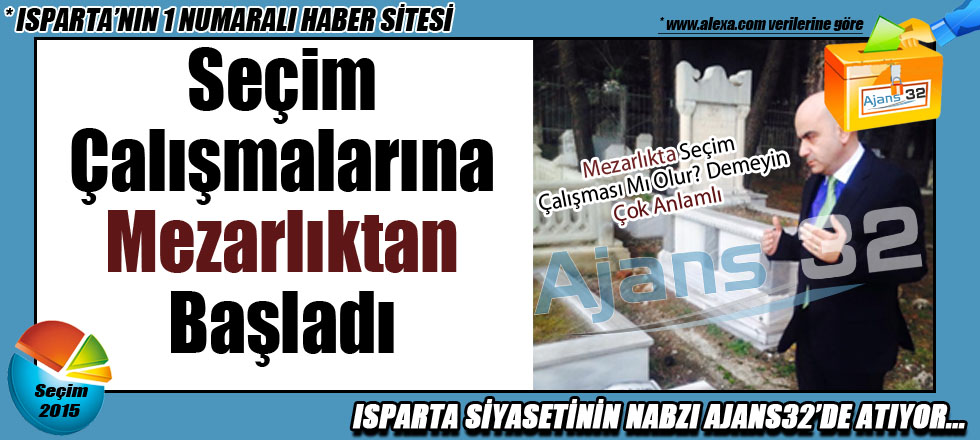 Seçim Çalışmalarına Mezarlıktan Başladı!