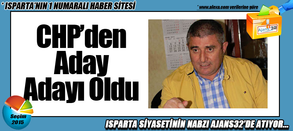 CHP’den Aday Adayı Oldu