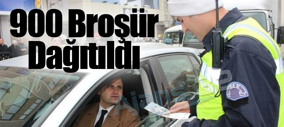 900 Broşür Dağıtıldı