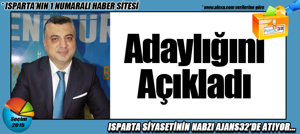 Adaylığını Açıkladı