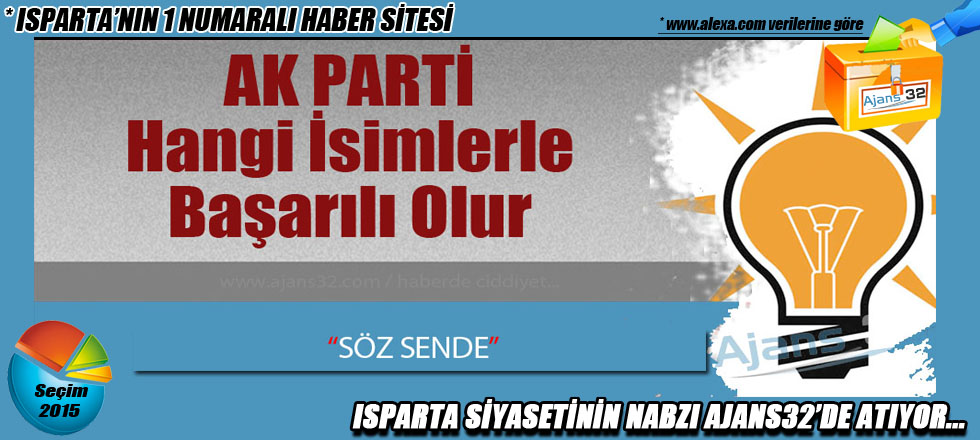 Sizce AK Parti Hangi İsimlerle Başarılı Olur?