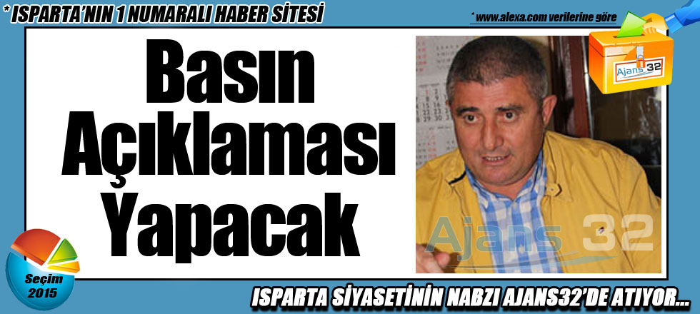 Basın Açıklaması Yapacak