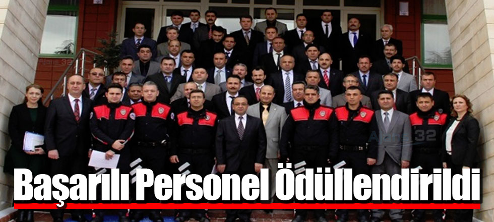 Başarılı Personel Ödüllendirildi