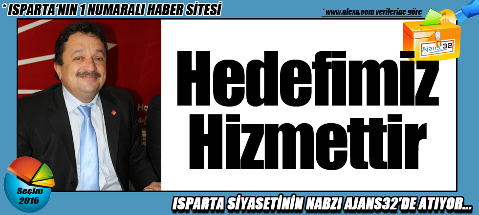 Hedefimiz Vatanımıza, Milletimize Hizmettir