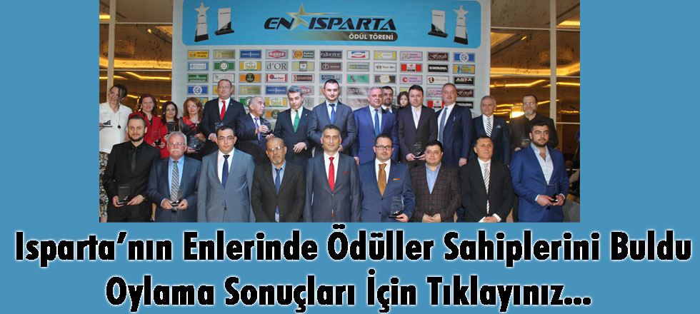 Isparta’nın Enlerinde Ödüller Sahiplerini Buldu