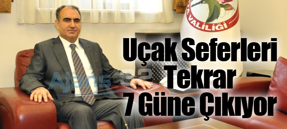 Uçak Seferleri Tekrar 7 Güne Çıkıyor