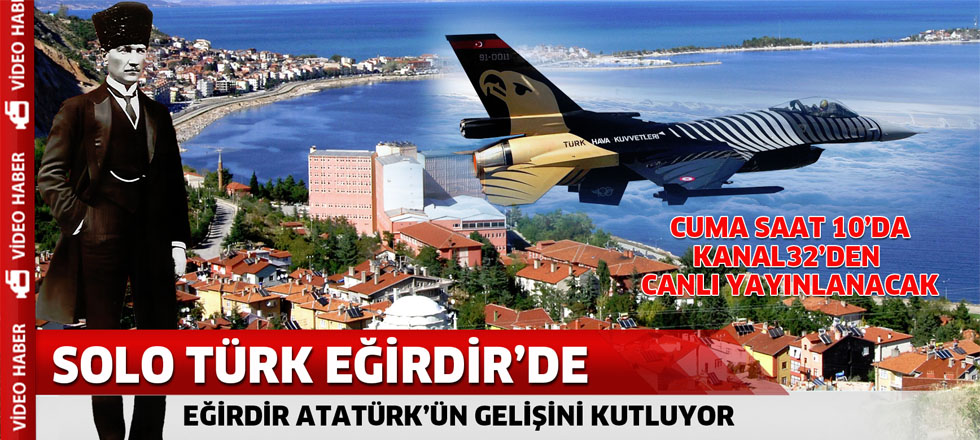SOLOTÜRK, Eğirdir'de Gösteri Uçuşu Yapacak
