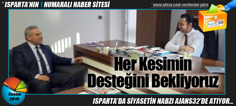 Her Kesimin Desteğini Bekliyoruz