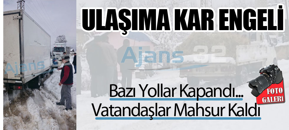 Isparta Kar'a Teslim