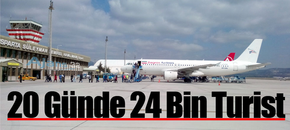 20 Günde 24 Bin Turist