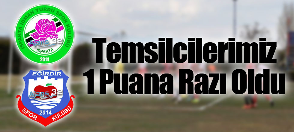 Temsilcilerimiz 1 Puana Razı Oldu