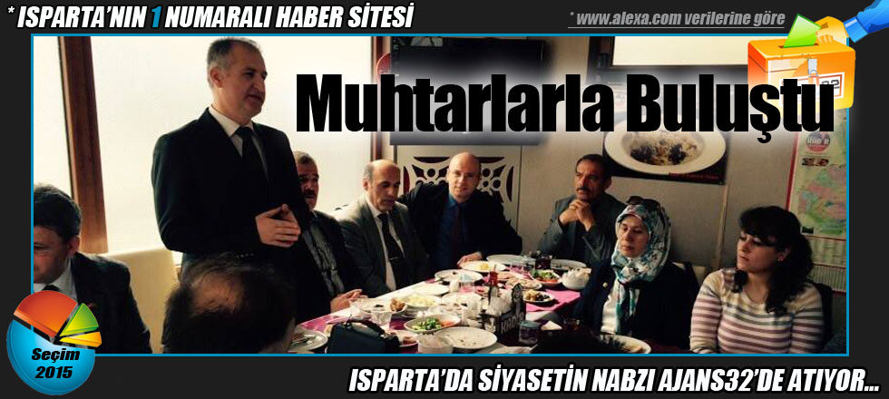 Muhtarlarla Bir Araya Geldi