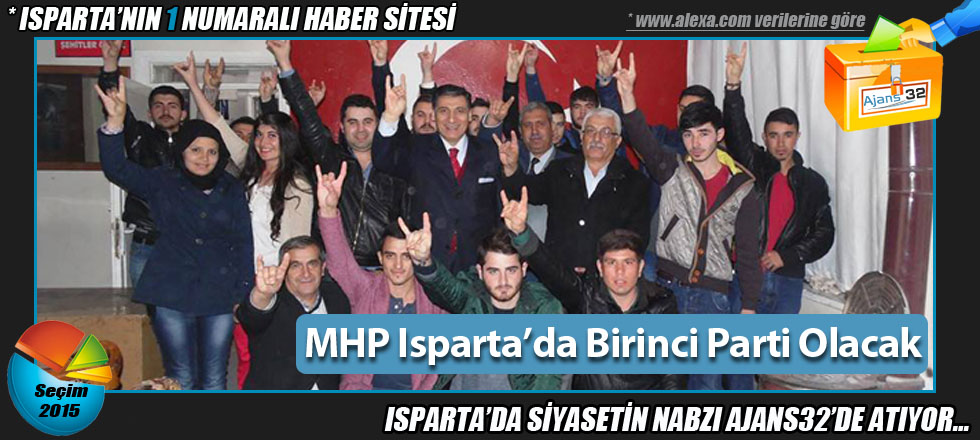 MHP Isparta'da Birinci Parti Olacak