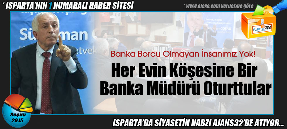 Her Evin Köşesine Bir Banka Müdürü Oturttular