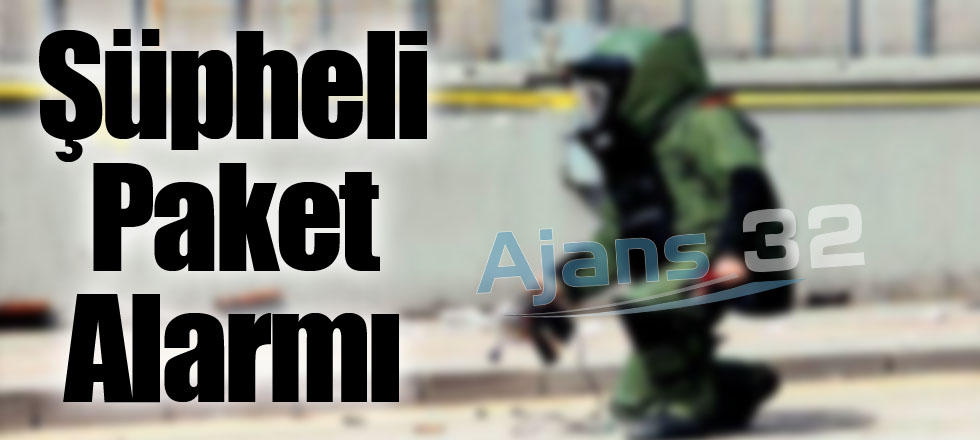 Şüpheli Paket Alarmı