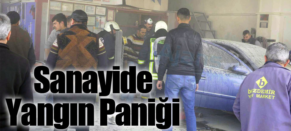 Sanayide Yangın Paniği