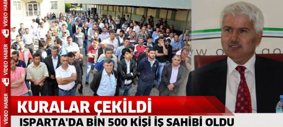 Bin 500 Kişi İş Sahibi Oldu