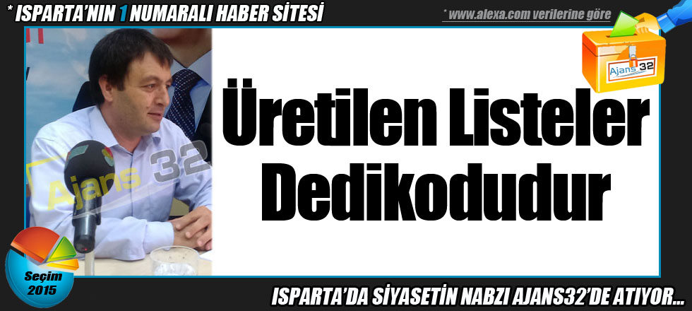 Üretilen Listeler Dedikodudur