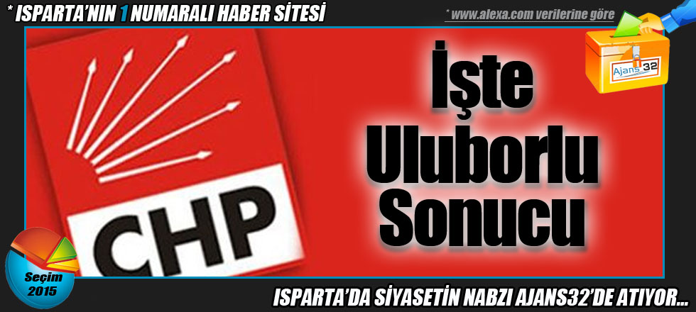 İşte Uluborlu Sonucu