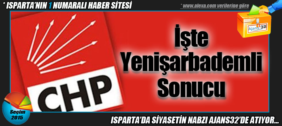 İşte Yenişarbademli Sonucu