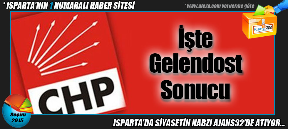 İşte Gelendost Sonucu