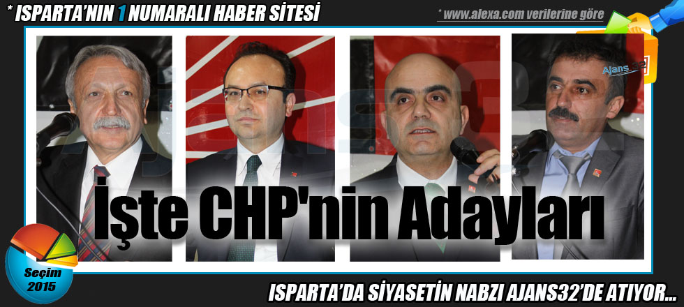 İşte CHP'nin Milletvekili Adayları