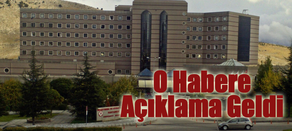 O Habere Açıklama Geldi