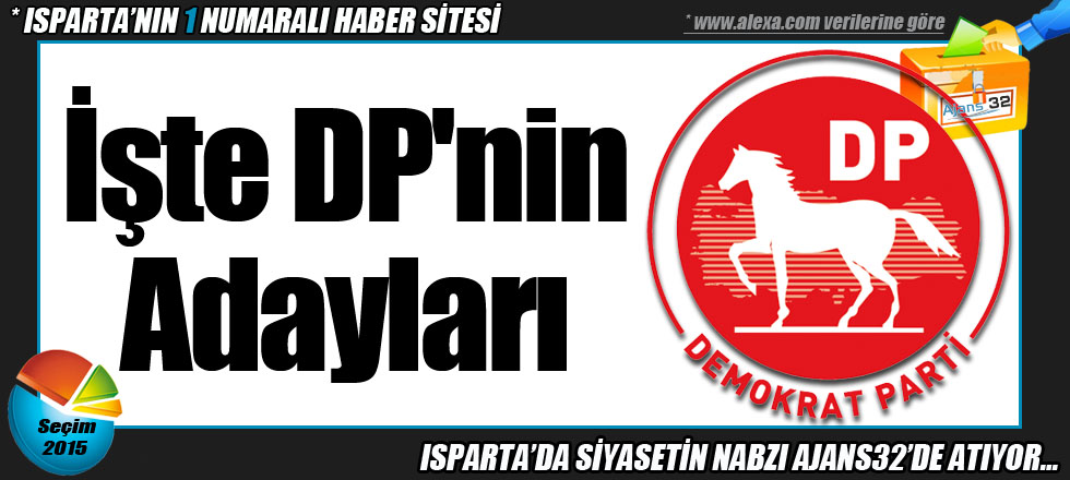 İşte DP'nin Milletvekili Adayları