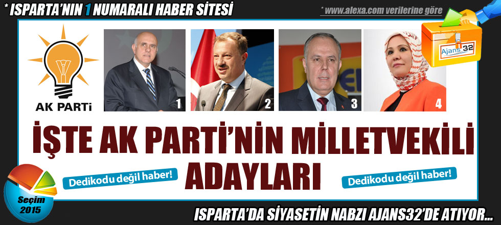 İşte AK Parti'nin Kesin Aday Listesi