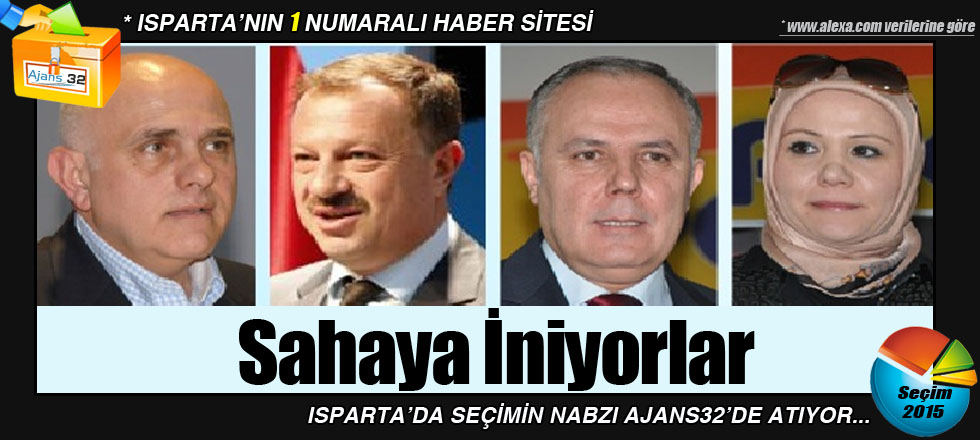 Sahaya İniyorlar