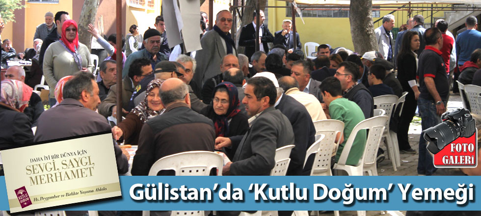 Gülistan’da ‘Kutlu Doğum’ Yemeği