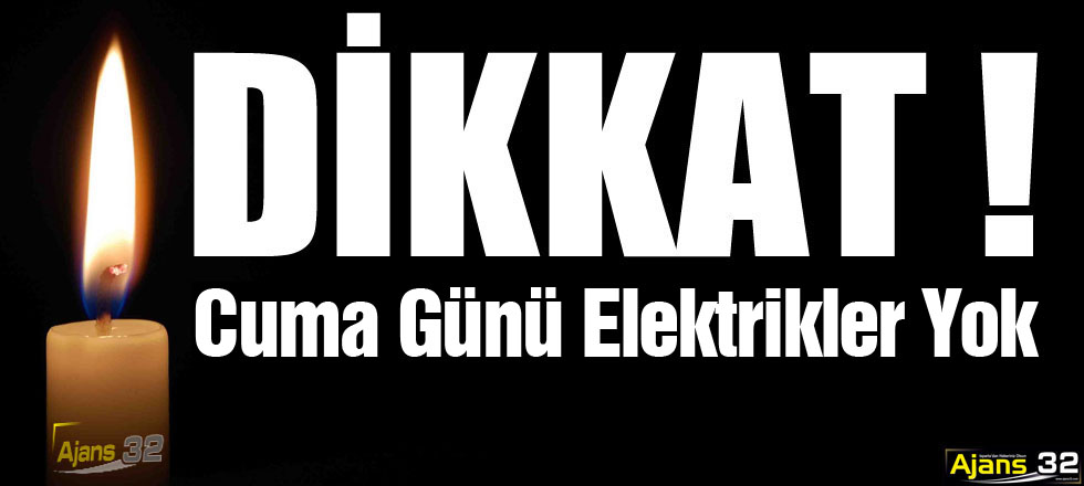 Cuma Gününe Dikkat!