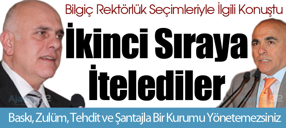 İkinci Sıraya İtelediler!