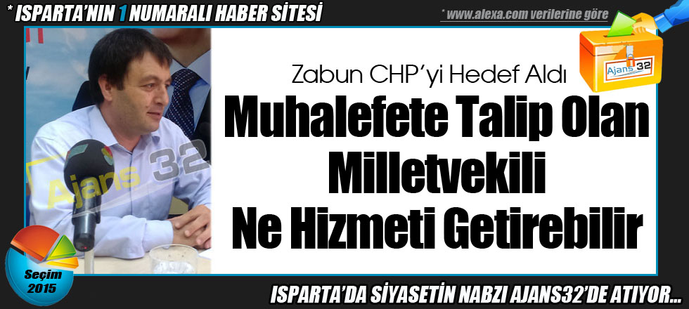 Muhalefete Talip Olan Milletvekili Ne Hizmeti Getirebilir