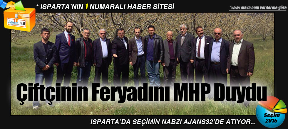 Çiftçinin Feryadını MHP Duydu