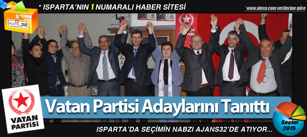 Vatan Partisi Adaylarını Tanıttı