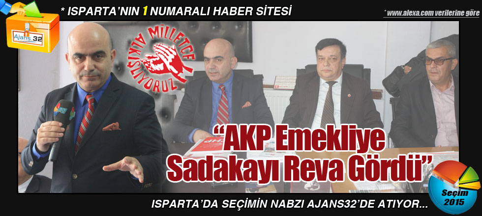 “AKP Emekliye Sadakayı Reva Gördü”