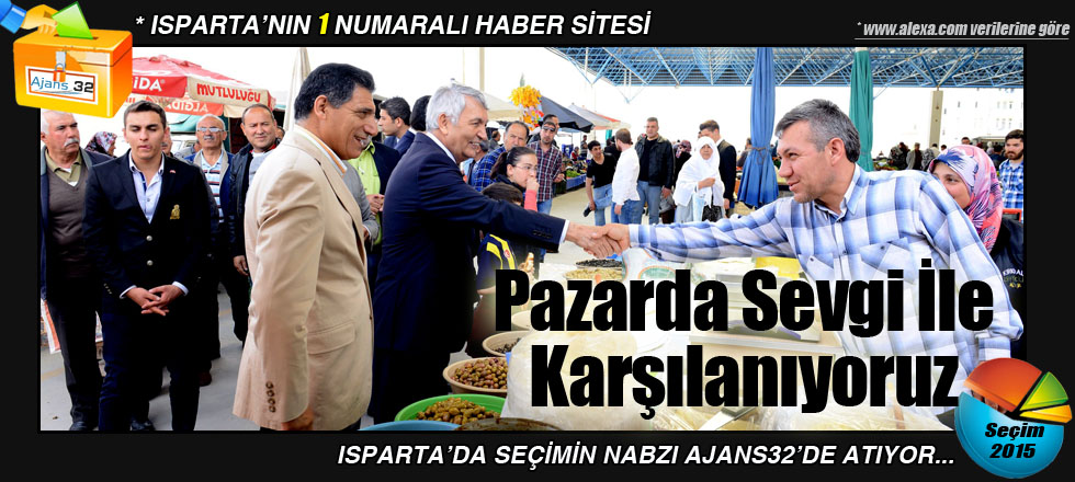 Pazarda Sevgi İle Karşılanıyoruz