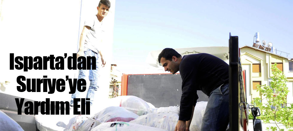 Isparta’dan Suriye’ye Yardım Eli
