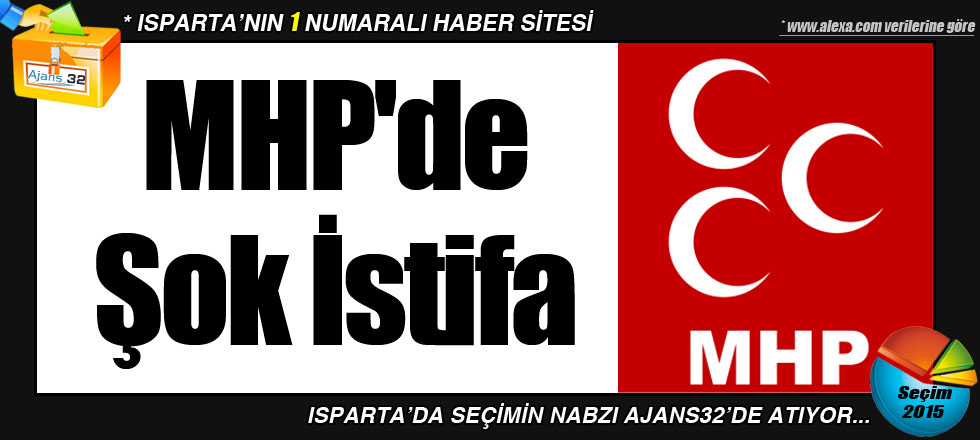 MHP'de Şok İstifa