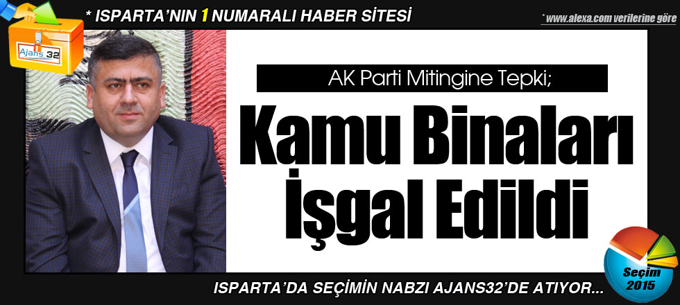 AK Parti Mitingine Tepki