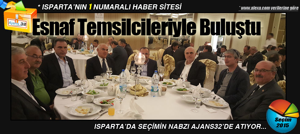 Bilgiç, Esnaf Temsilcileriyle Buluştu