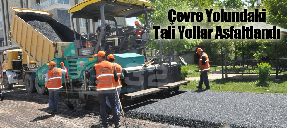 Çevre Yolundaki Tali Yollar Asfaltlandı